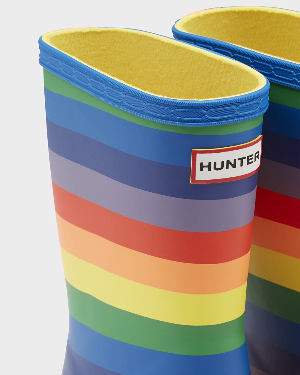 Kids Rain Boots - Hunter Original First Classic Rainbow (75KFWBPYT) - Multicolor